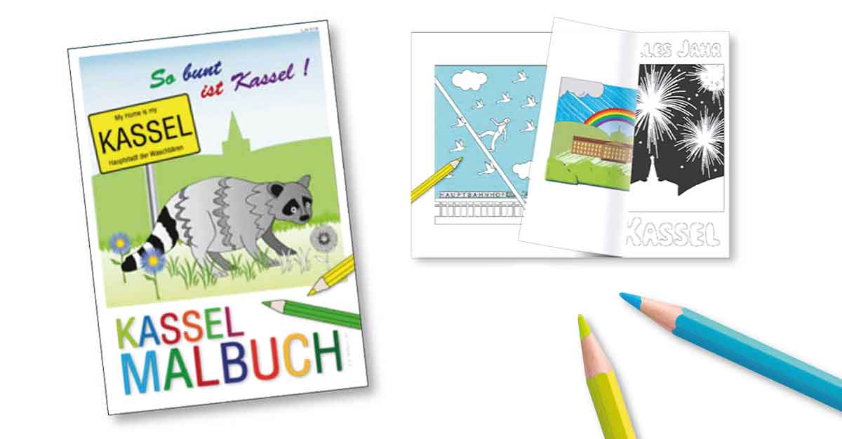 Kassel Malbuch für Kinder